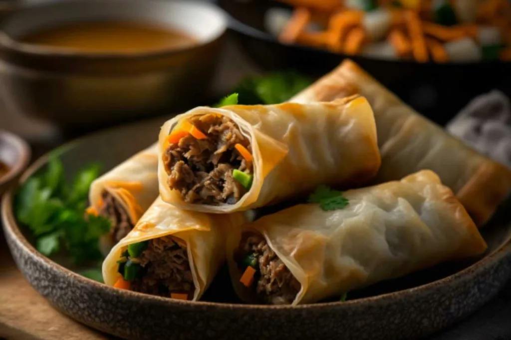 vårruller i airfryer