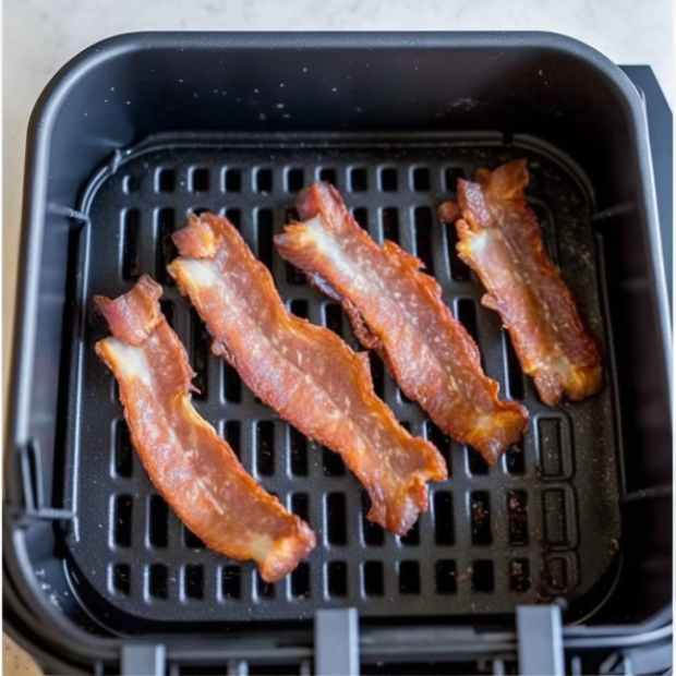 Bacon i airfryer (Så sprøtt og deilig!)