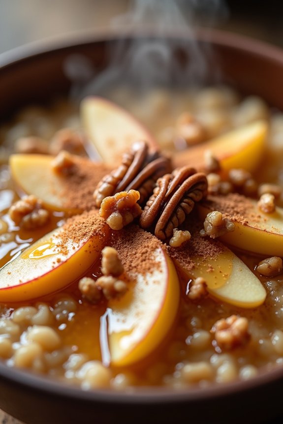 air fryer apple cinnamon oatmeal
