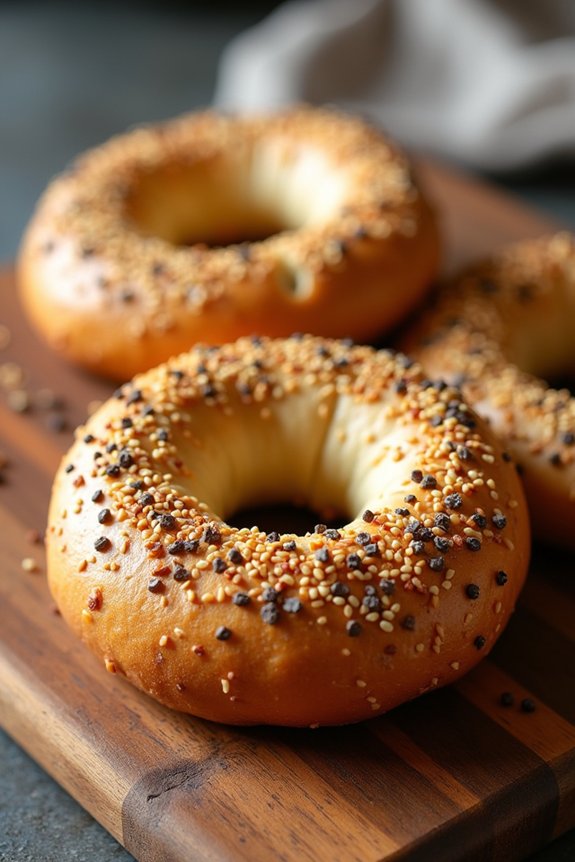 air fryer bagels recipe
