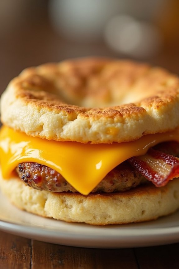 air fryer breakfast sandwiches