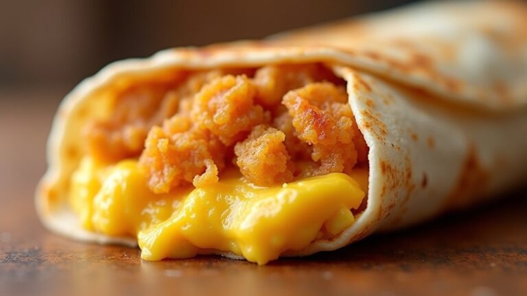 air fryer breakfast wraps