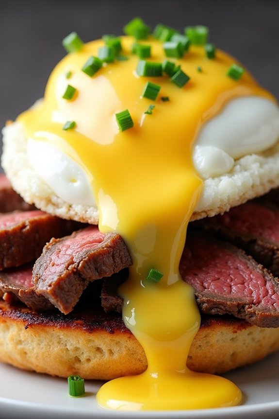 air fryer eggs benedict delight