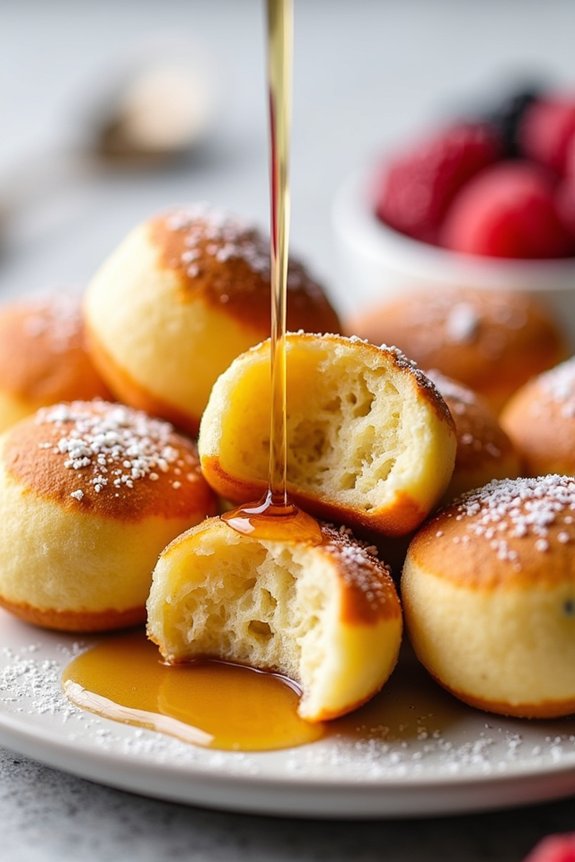 air fryer pancake bites recipe