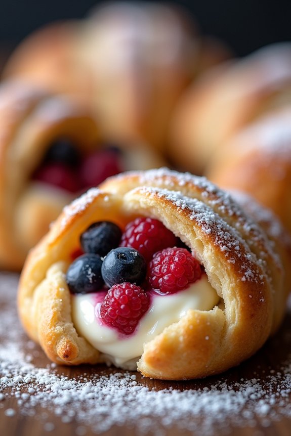 berry cream cheese pastries