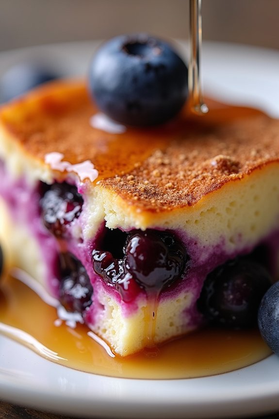 blueberry pancake casserole delight