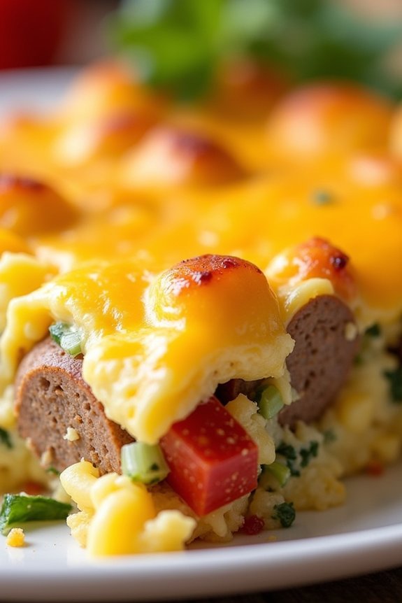 cheesy sausage breakfast casserole