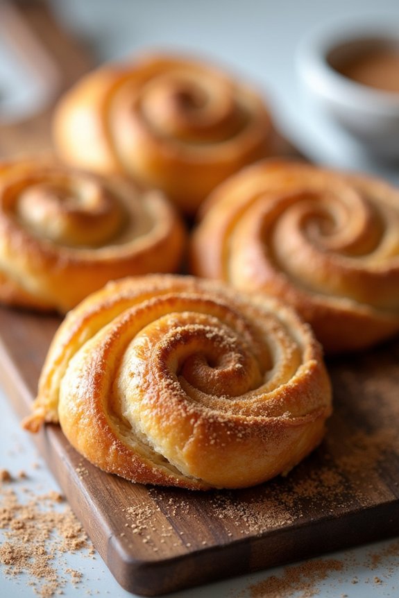 cinnamon sugar crescent roll twists