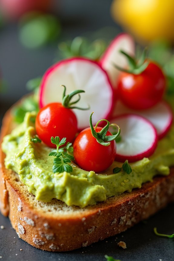 crispy air fryer avocado toast