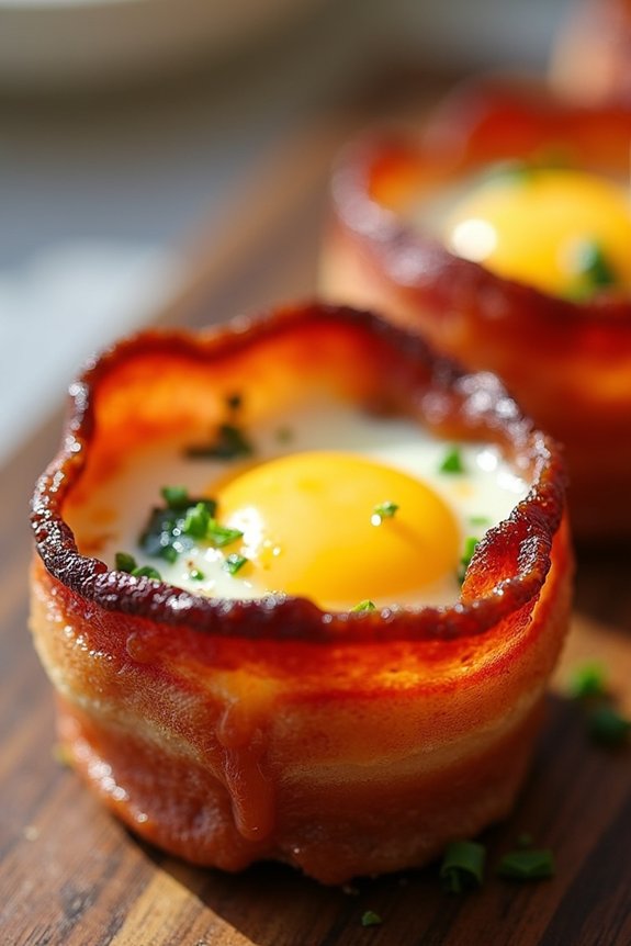 crispy bacon egg cups
