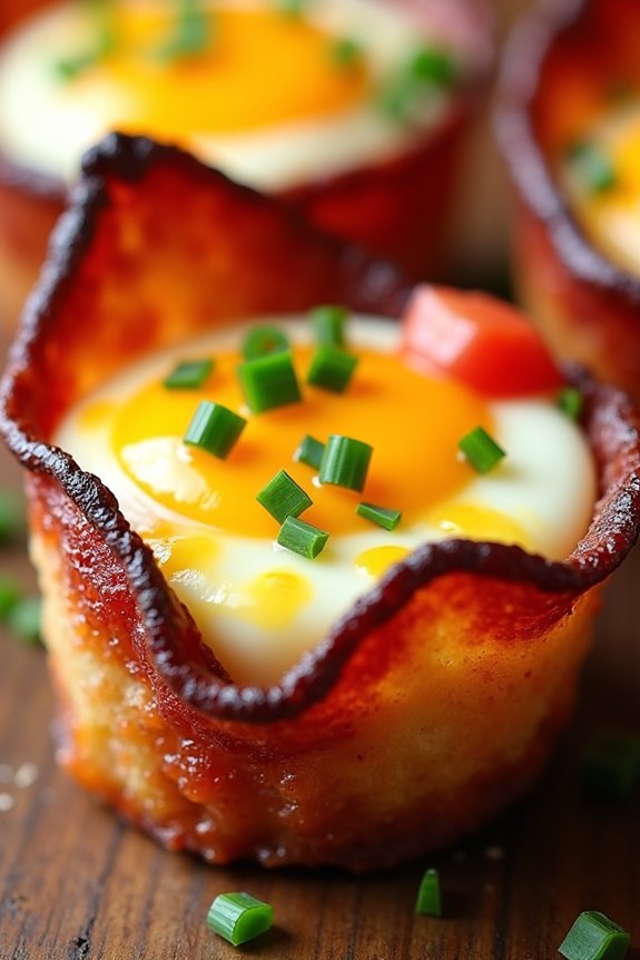 crispy bacon egg cups
