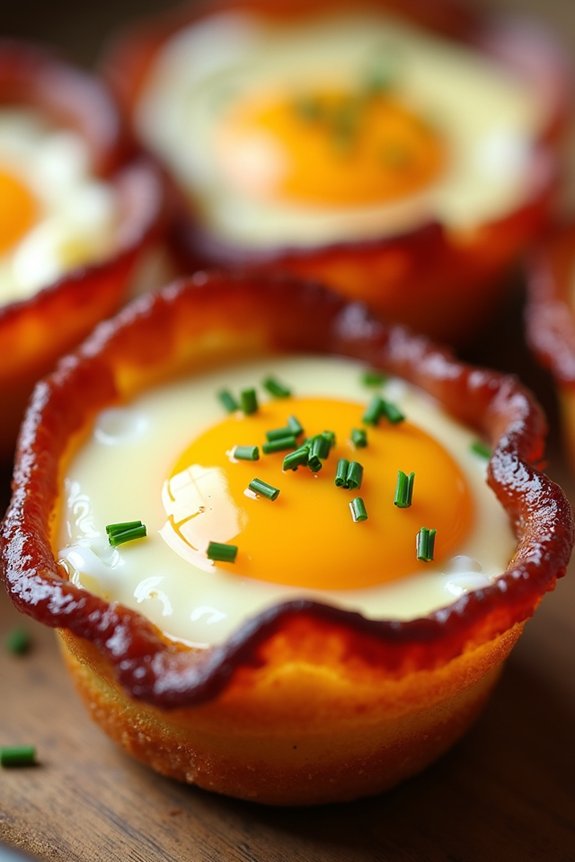 crispy bacon egg cups
