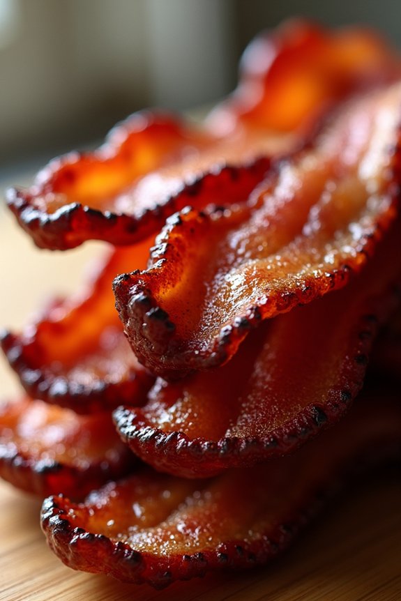 crispy sweet candied bacon