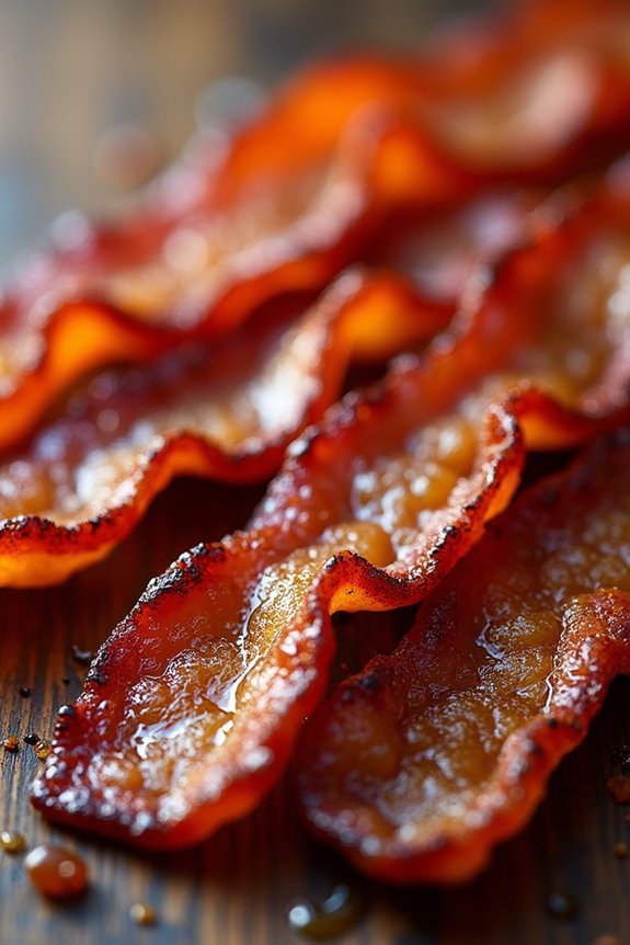 crispy sweet spicy bacon