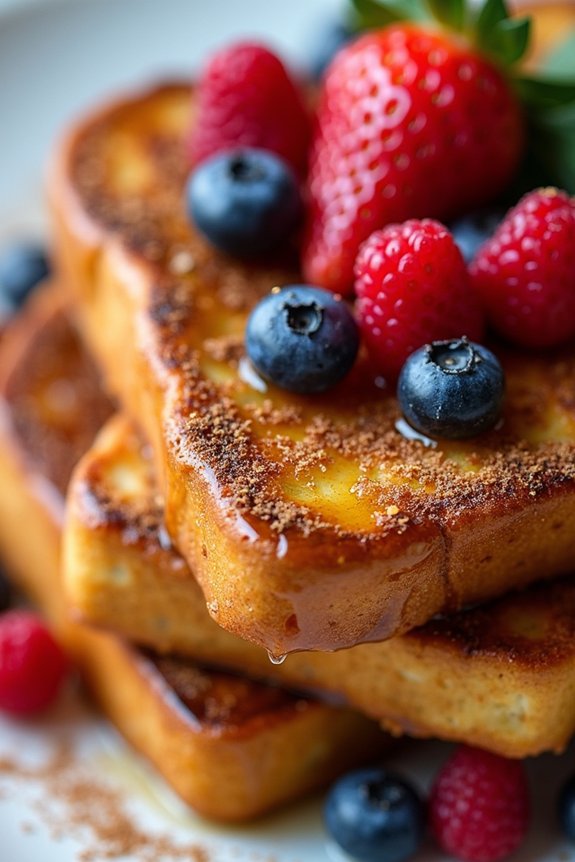 crispy vegan french toast