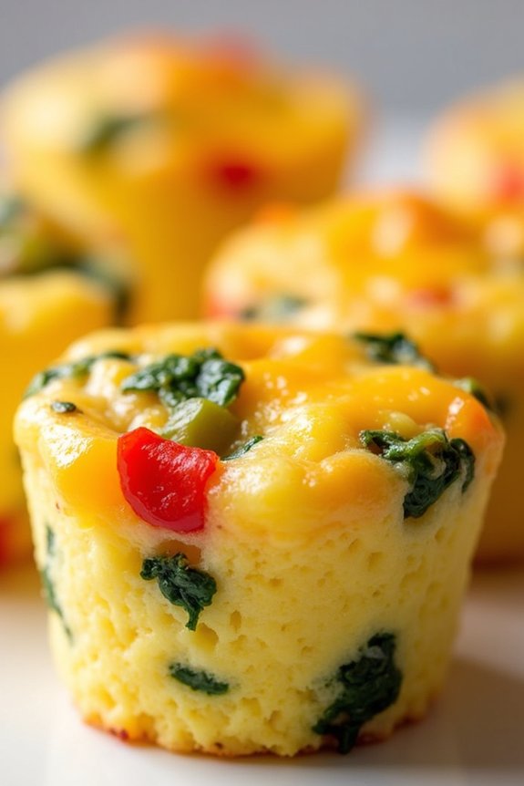 fluffy air fryer egg muffins