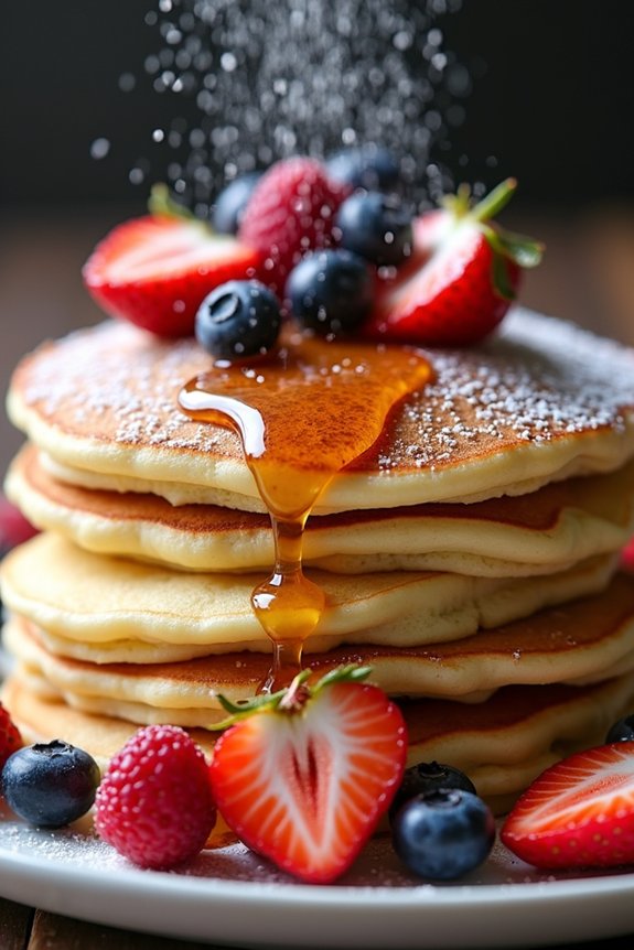fluffy air fryer pancakes recipe