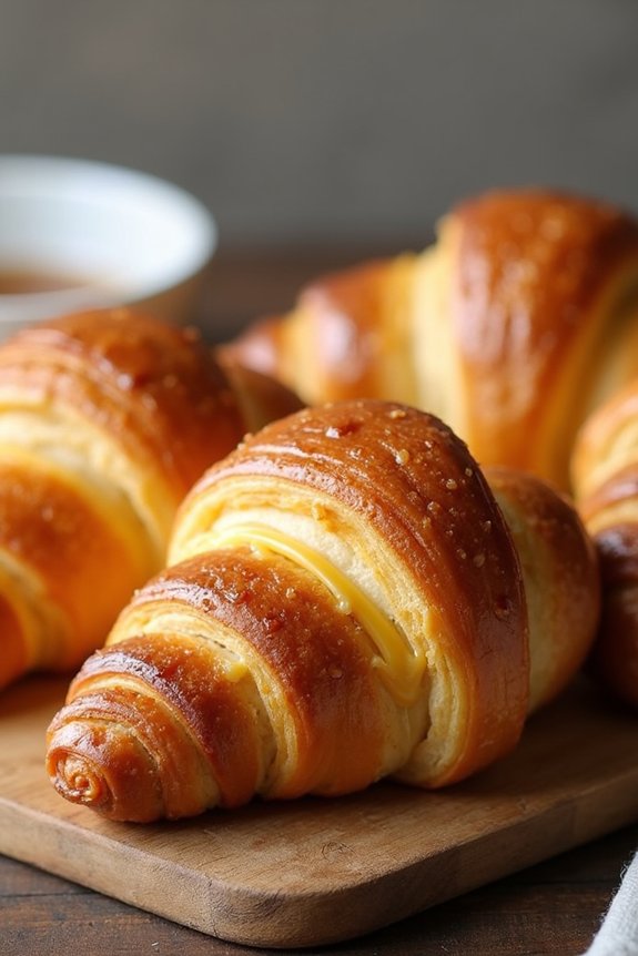 ham stuffed croissants air fryer