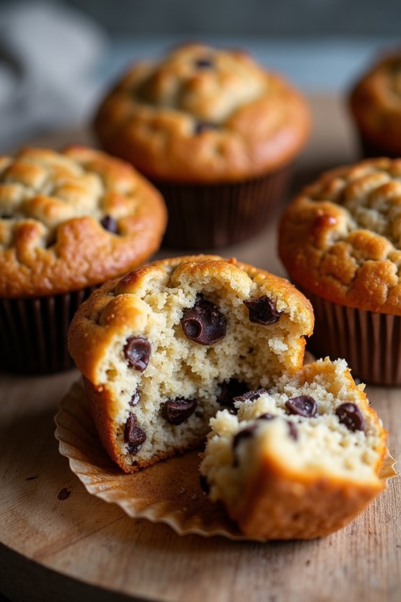 healthy air fried muffins