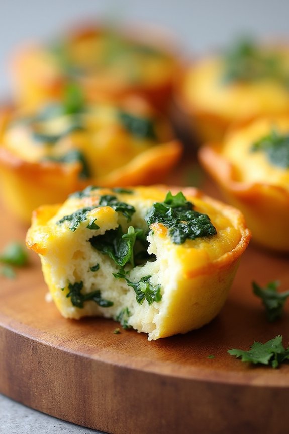 nutritious veggie omelette bites