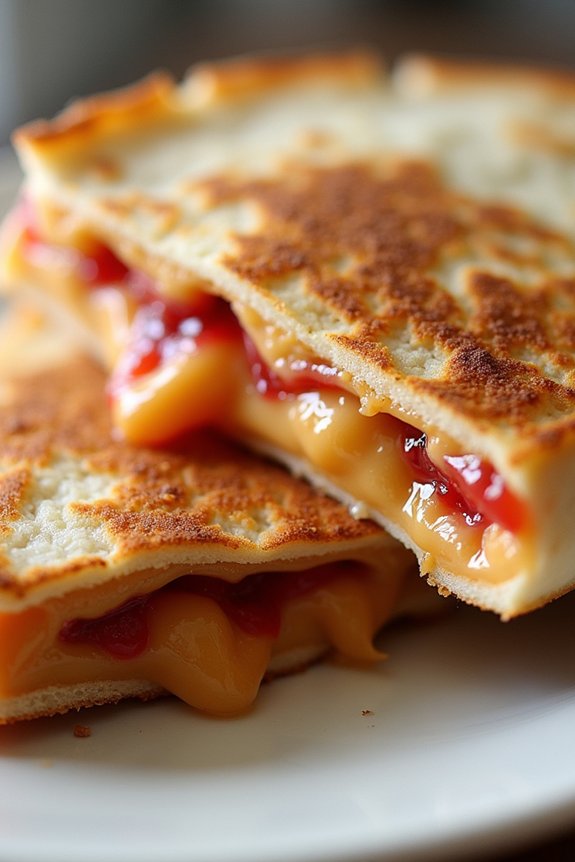 peanut butter jelly quesadillas