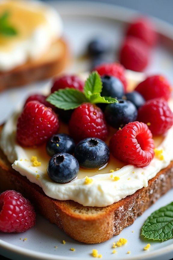 ricotta berry toast recipe