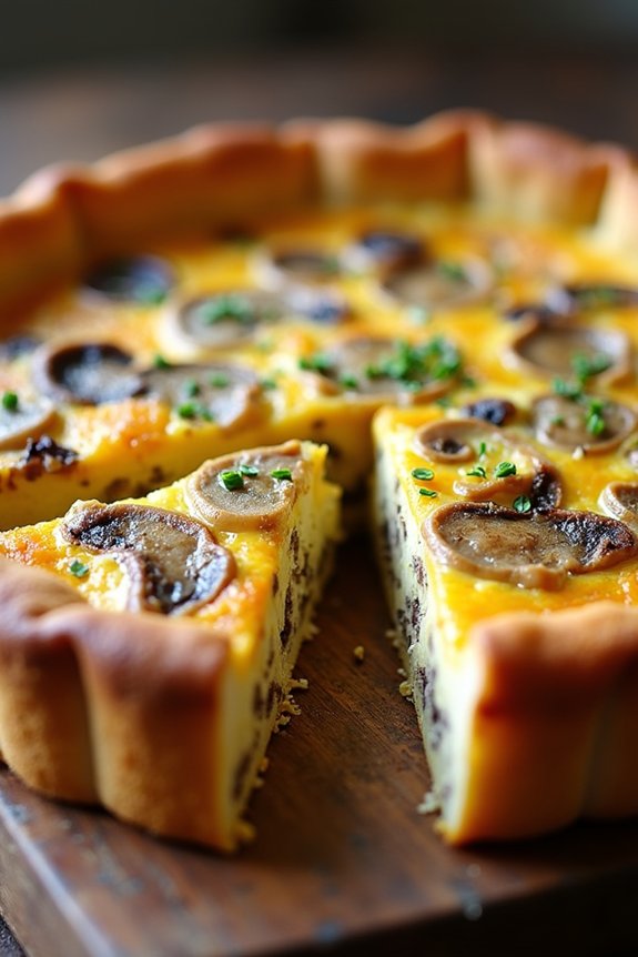 savory turkey sausage quiche
