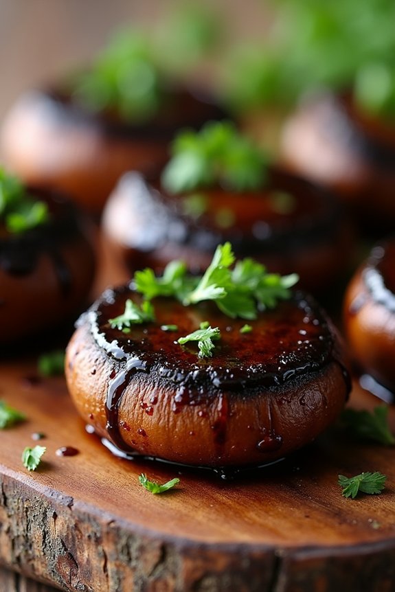 balsamic glazed portobello mushrooms