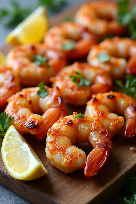 cajun shrimp air fryer skewers