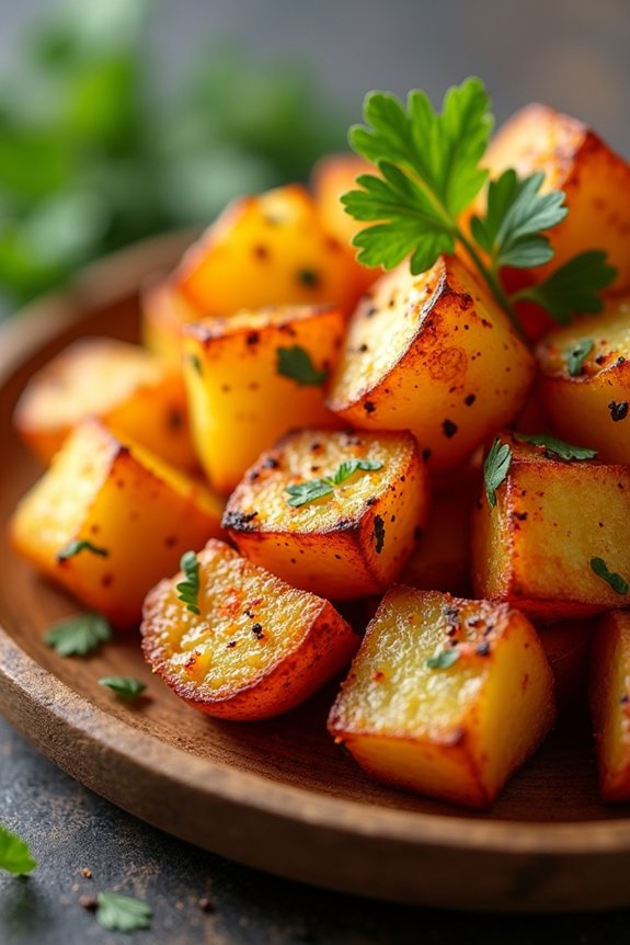 crispy air fried breakfast potatoes