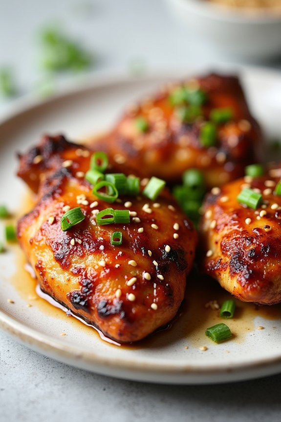 crispy asian ginger soy chicken
