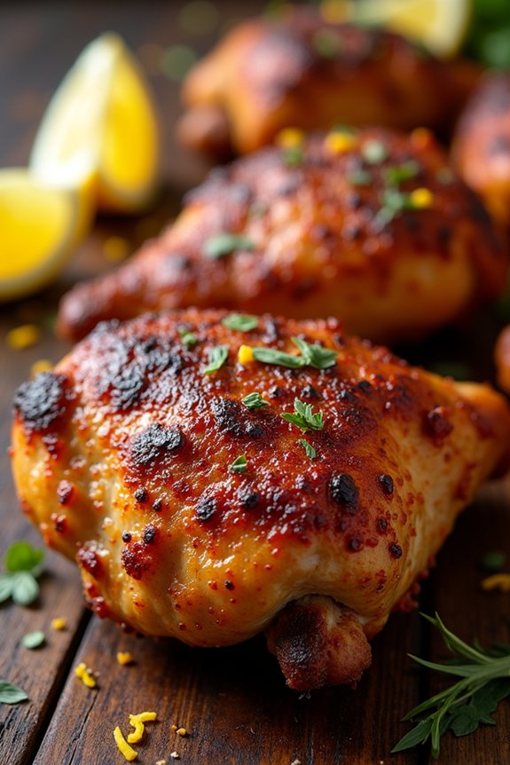 crispy cajun chicken thighs
