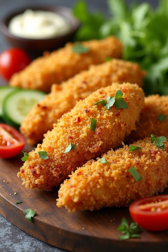 crispy honey mustard chicken
