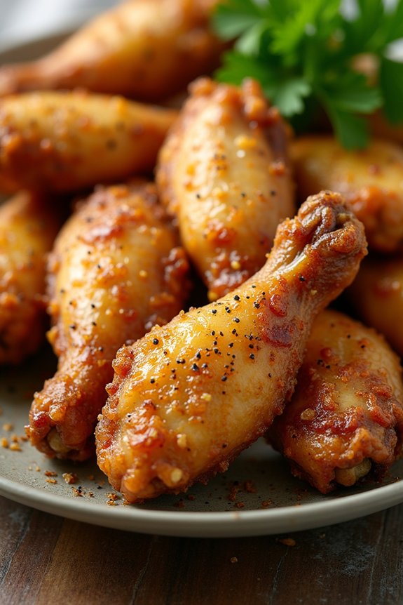 crispy lemon pepper wings