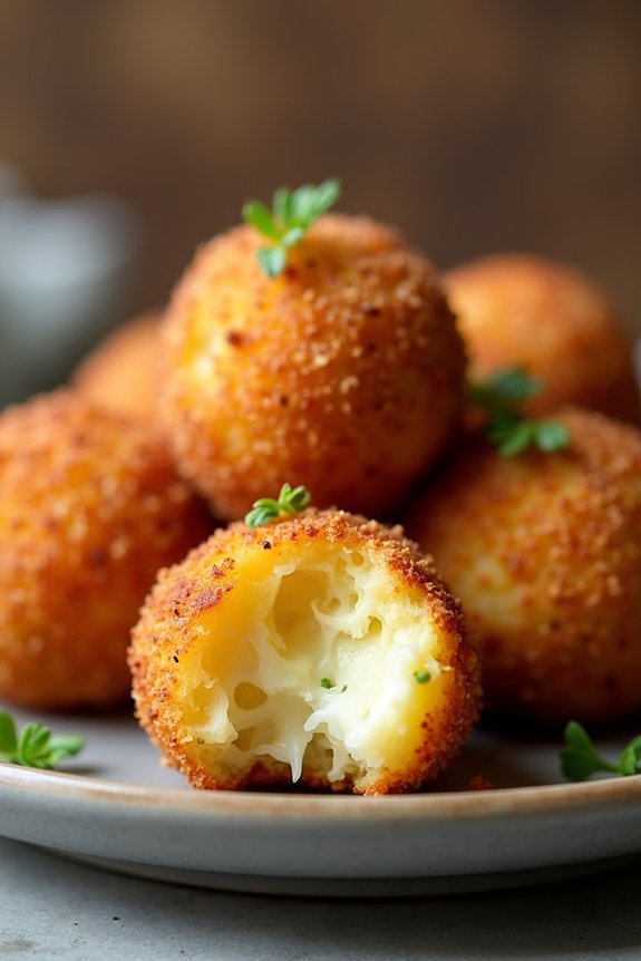 crispy mashed potato balls