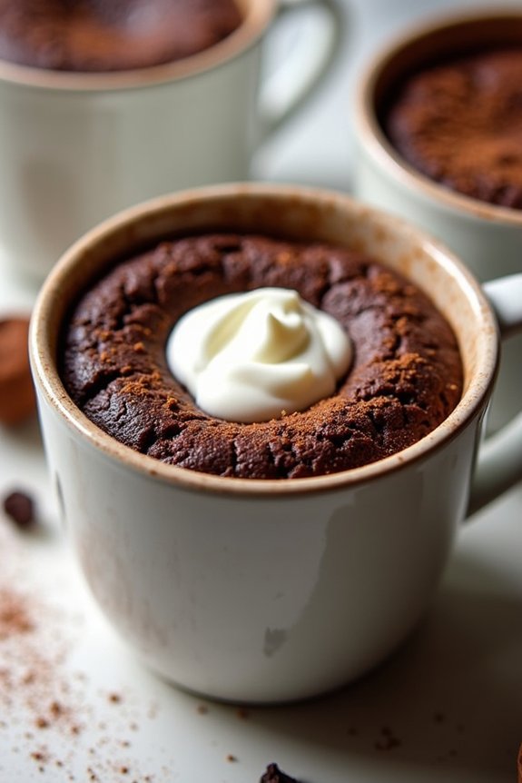 healthy air fryer mug cake