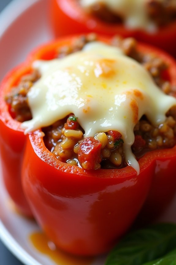 healthy stuffed peppers recipe