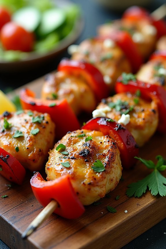 mediterranean chicken skewers recipe