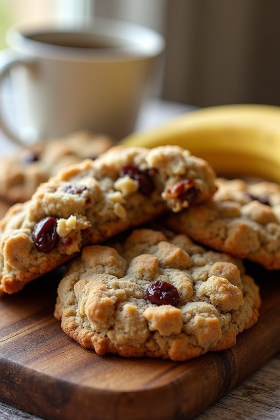 nutritious air fried breakfast cookies