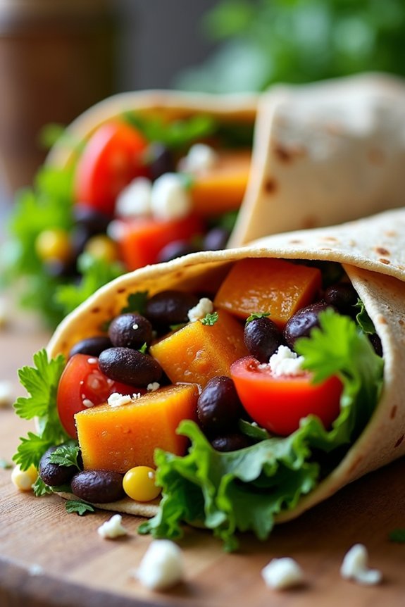 nutritious sweet potato wraps