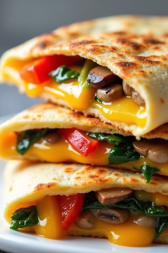 crispy air fryer quesadilla