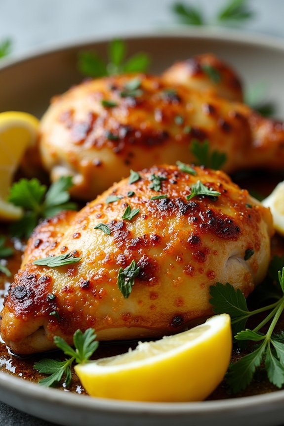 crispy garlic herb chicken