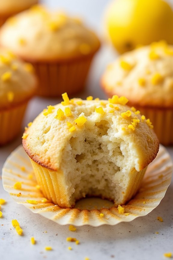 lemon poppy seed muffins