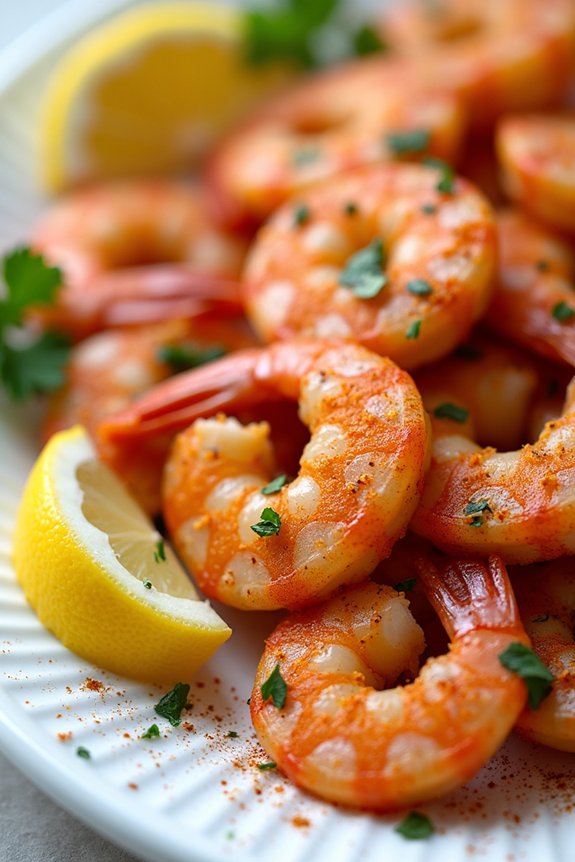 mediterranean shrimp air frying