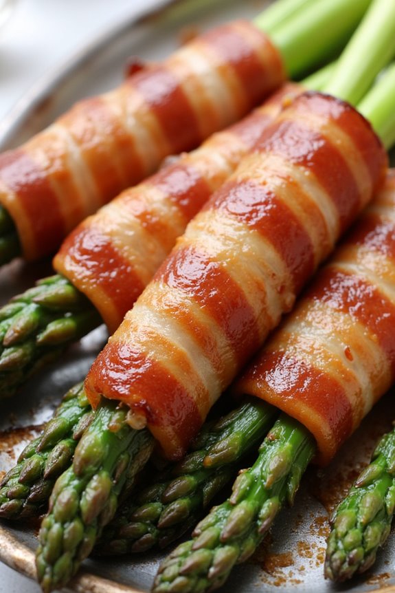 bacon wrapped asparagus air fryer