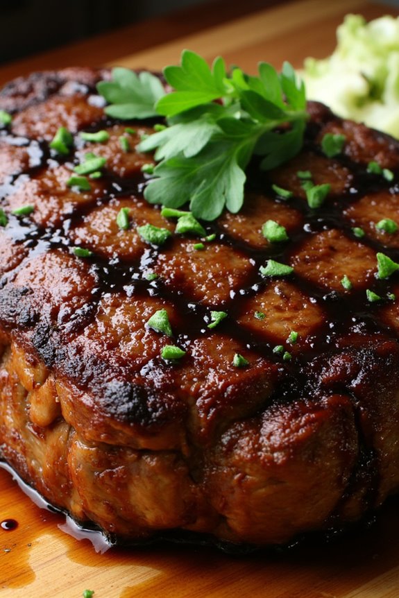 balsamic glazed chuck steak