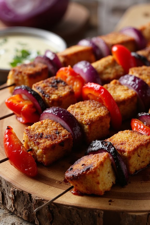 bbq tempeh skewers recipe