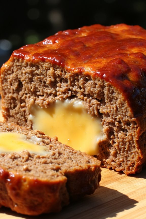 cheesy air fryer meatloaf
