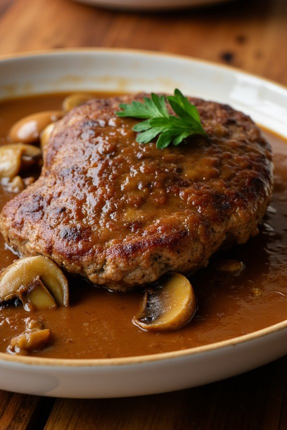 comforting air fryer salisbury steak