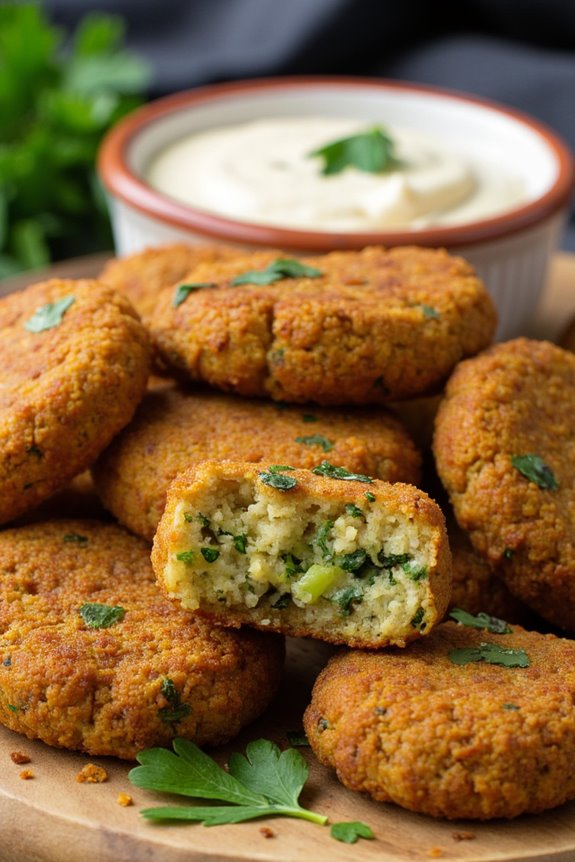 crispy air fryer falafel